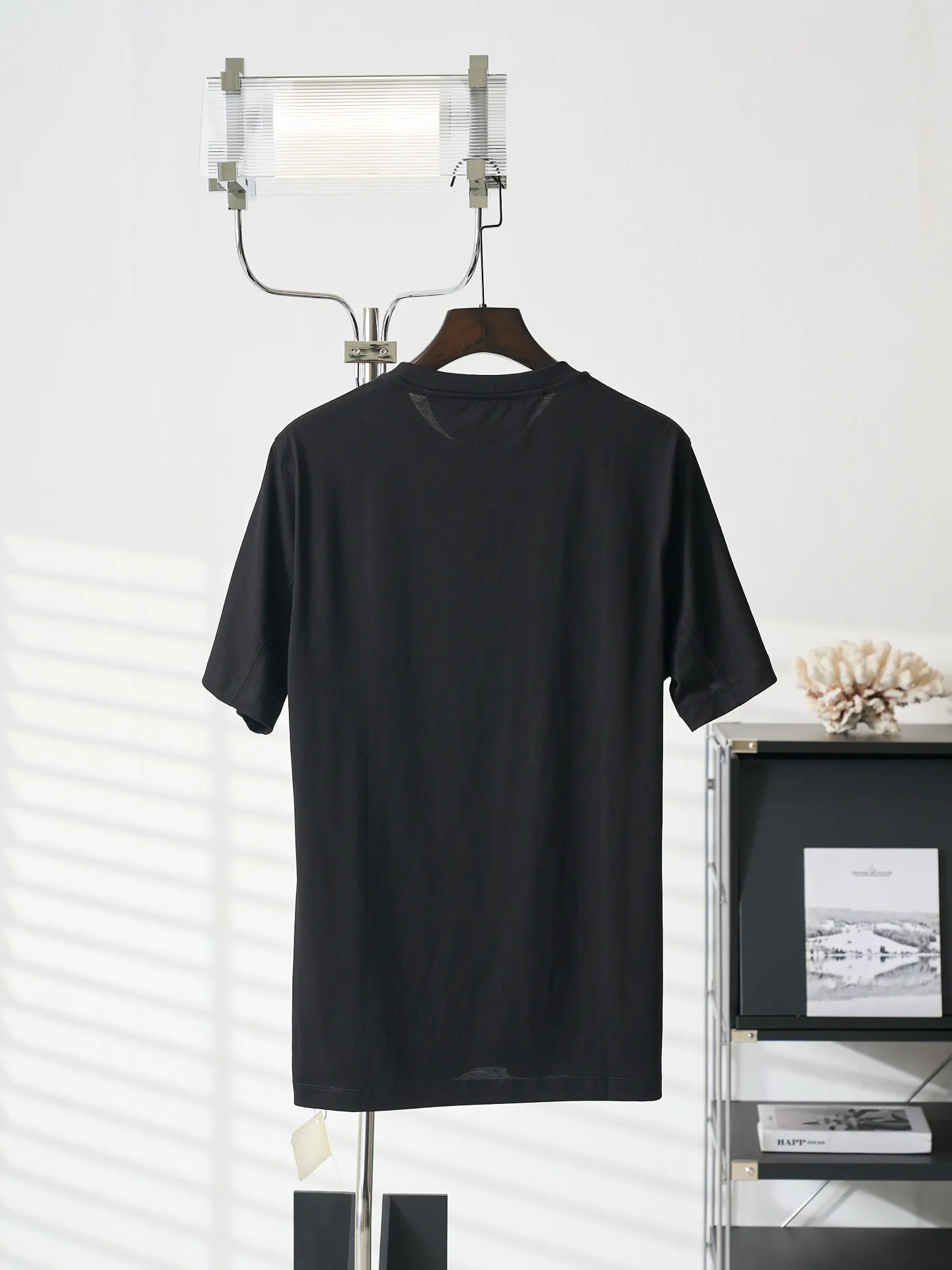 [Real auction] Brunello Cucinelli/BC small label embroidery pullover round neck short-sleeved T-shirt [In Stock] S M L